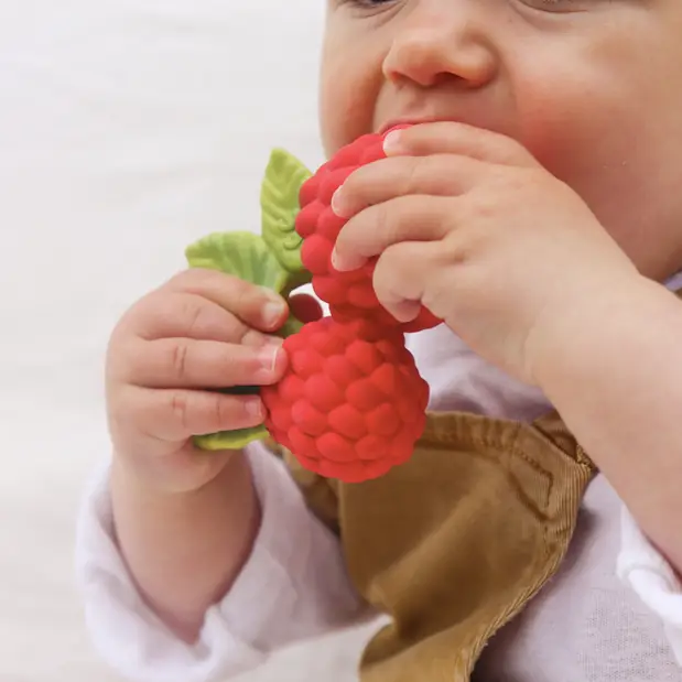 Teether & Bath Toy / Valery the Raspberry - Image 2