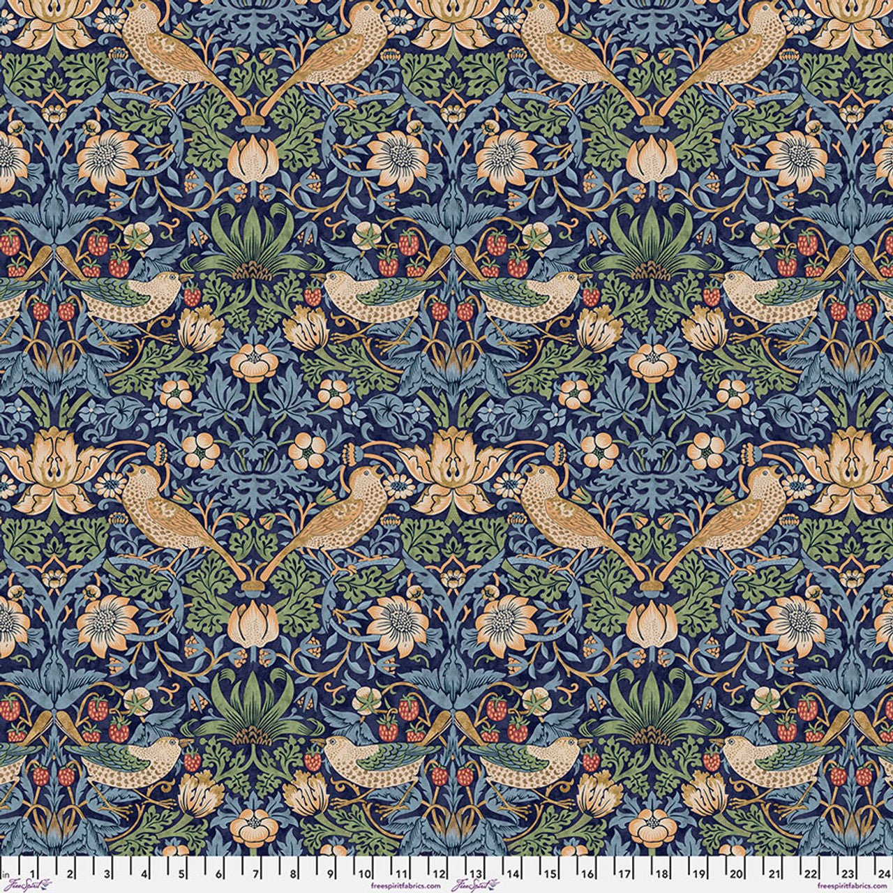 The Original Morris & Co / Strawberry Thief / Navy