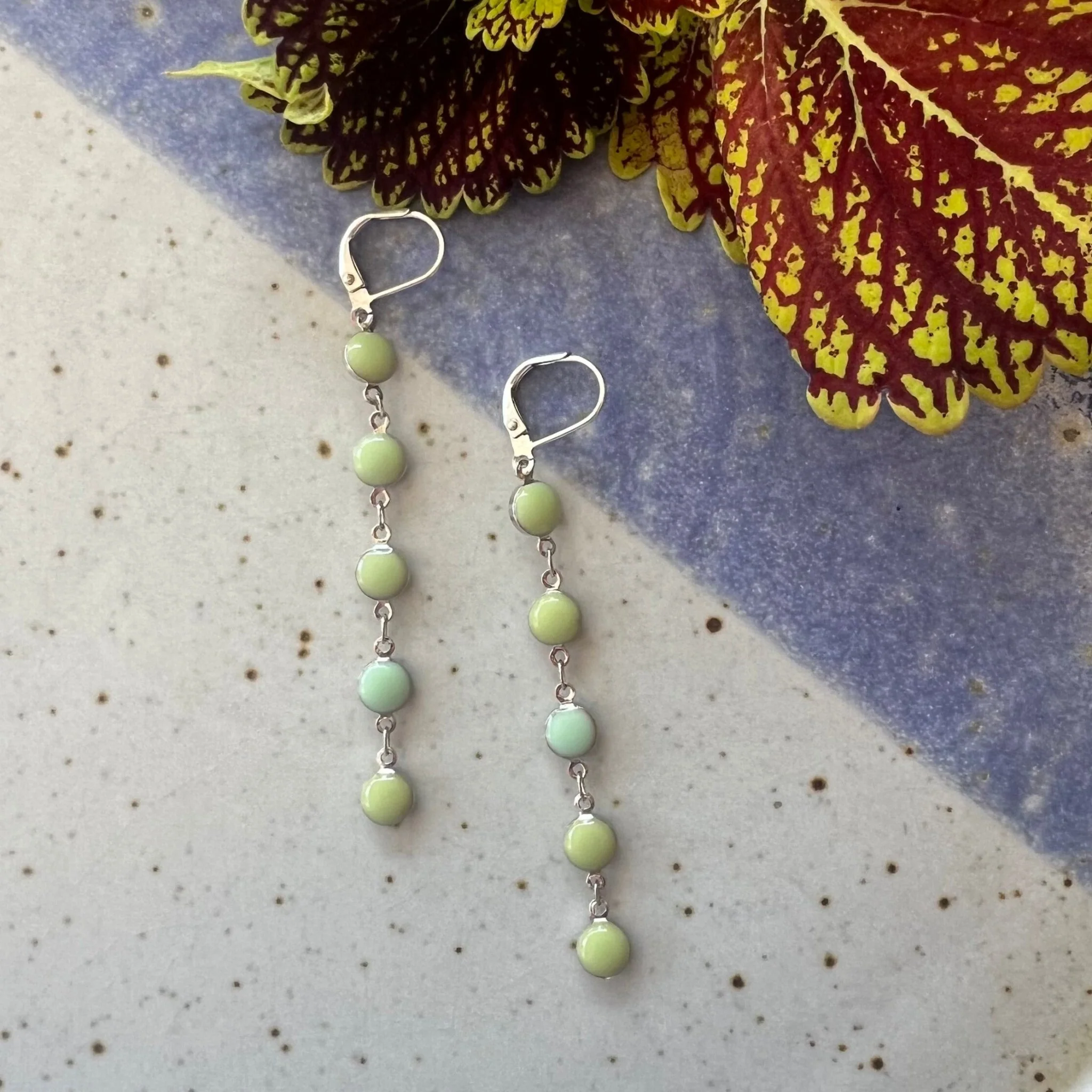 Vintage Sage Earrings - Image 2