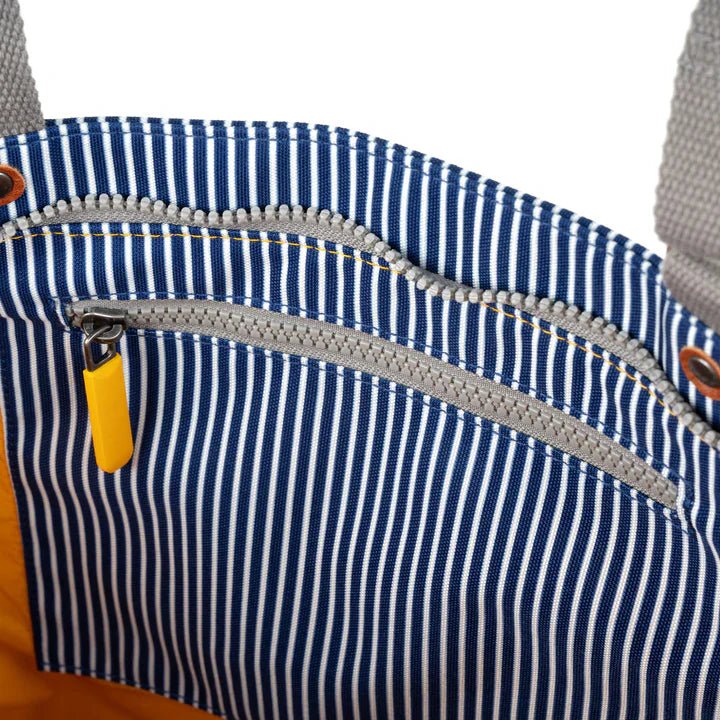 Trafalgar Tote B- Hickory Stripe Recycled Canvas - Image 4