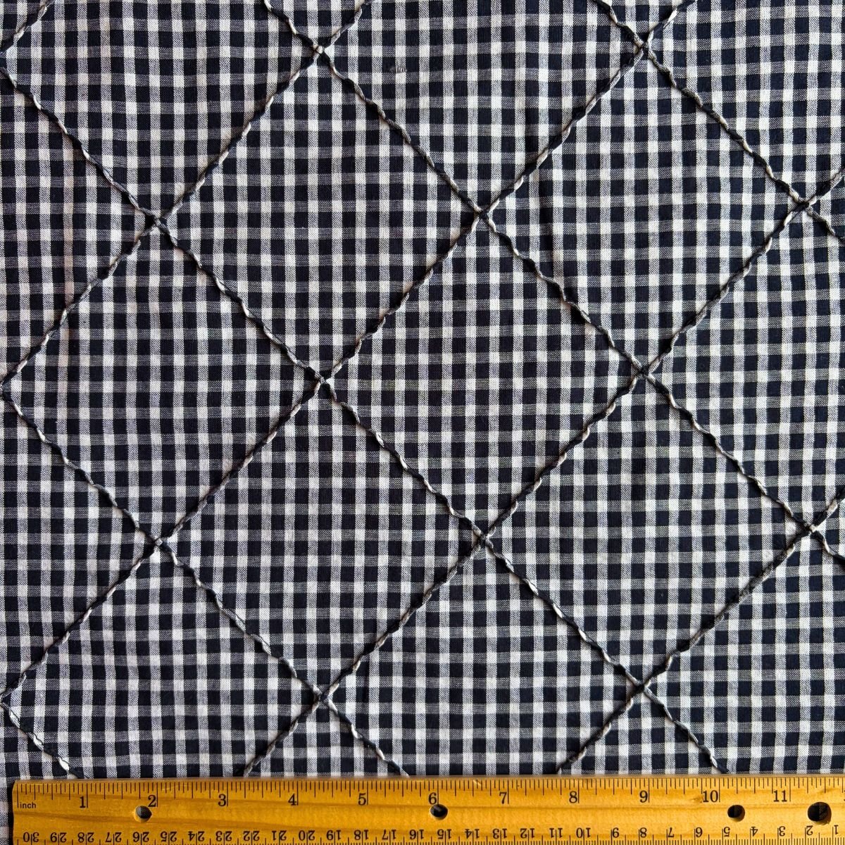Trellis Gingham / Navy - Image 5