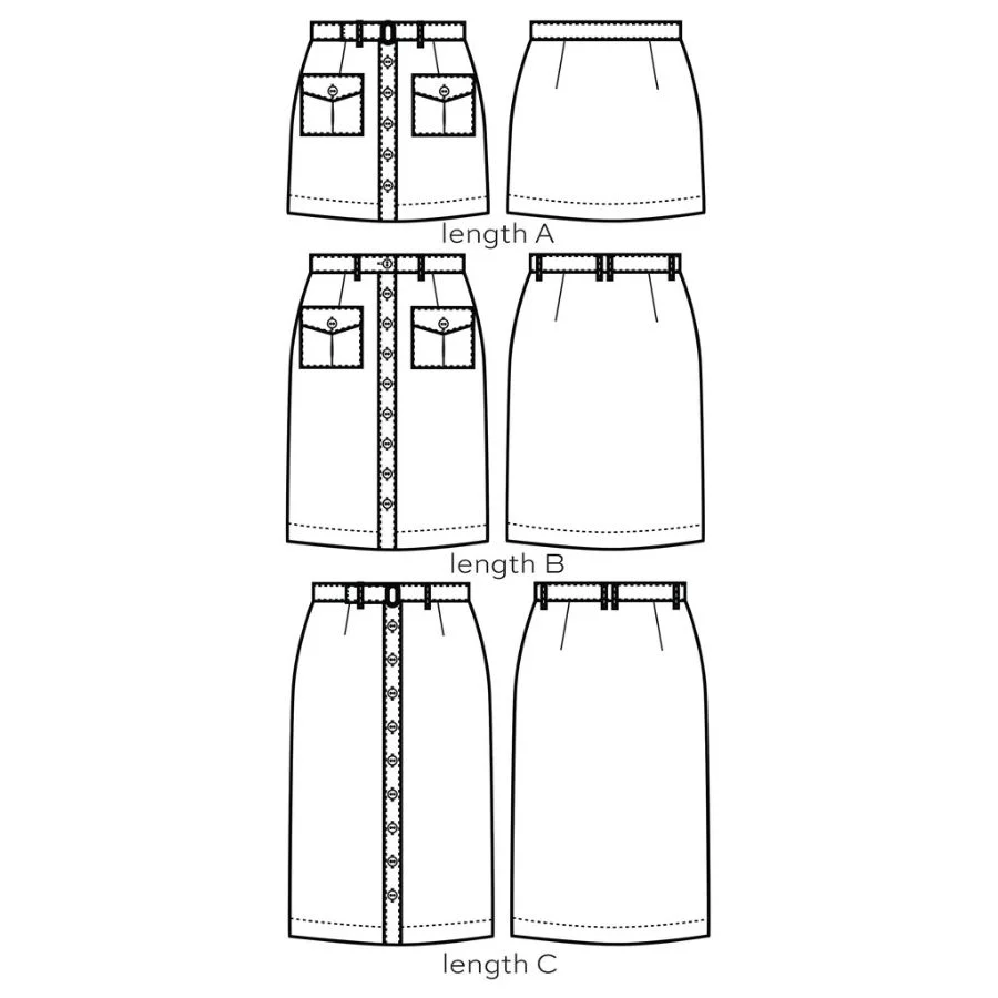 True Bias Patterns / Blair Skirt / Curvy - Image 2