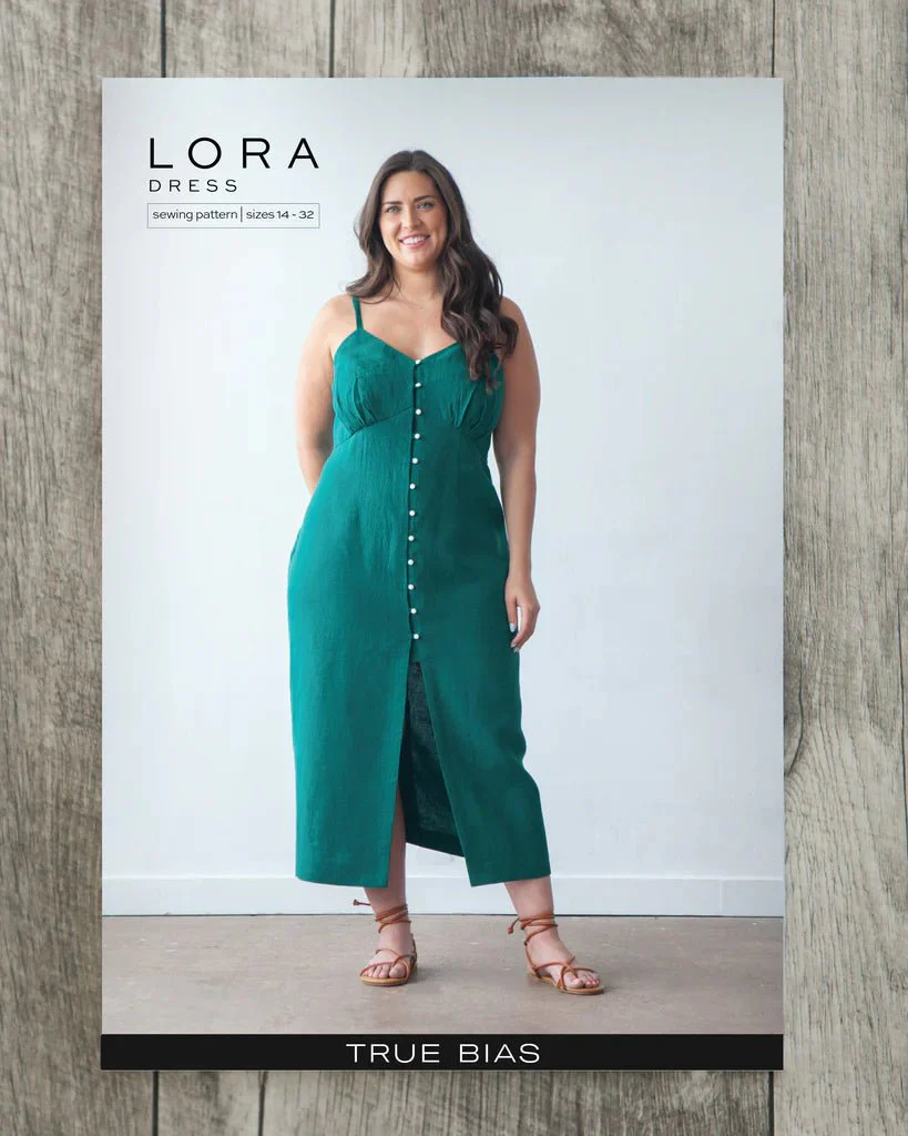 True Bias Patterns / Lora Dress / Curvy 14-32