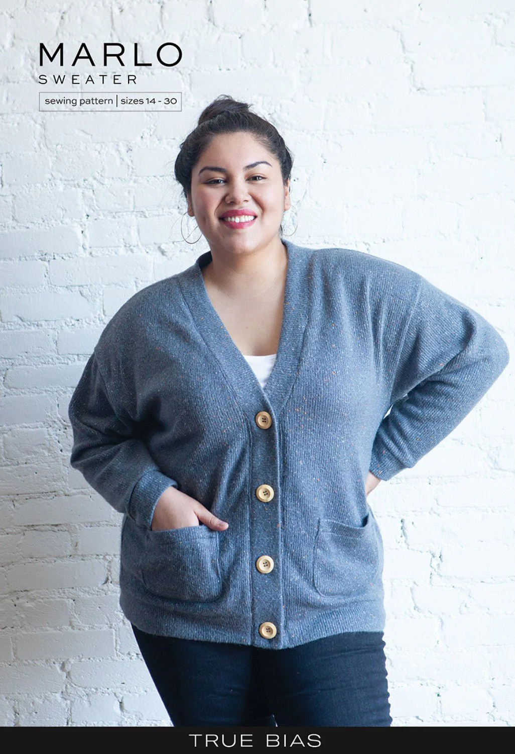 True Bias Patterns / Marlo Sweater / Curvy