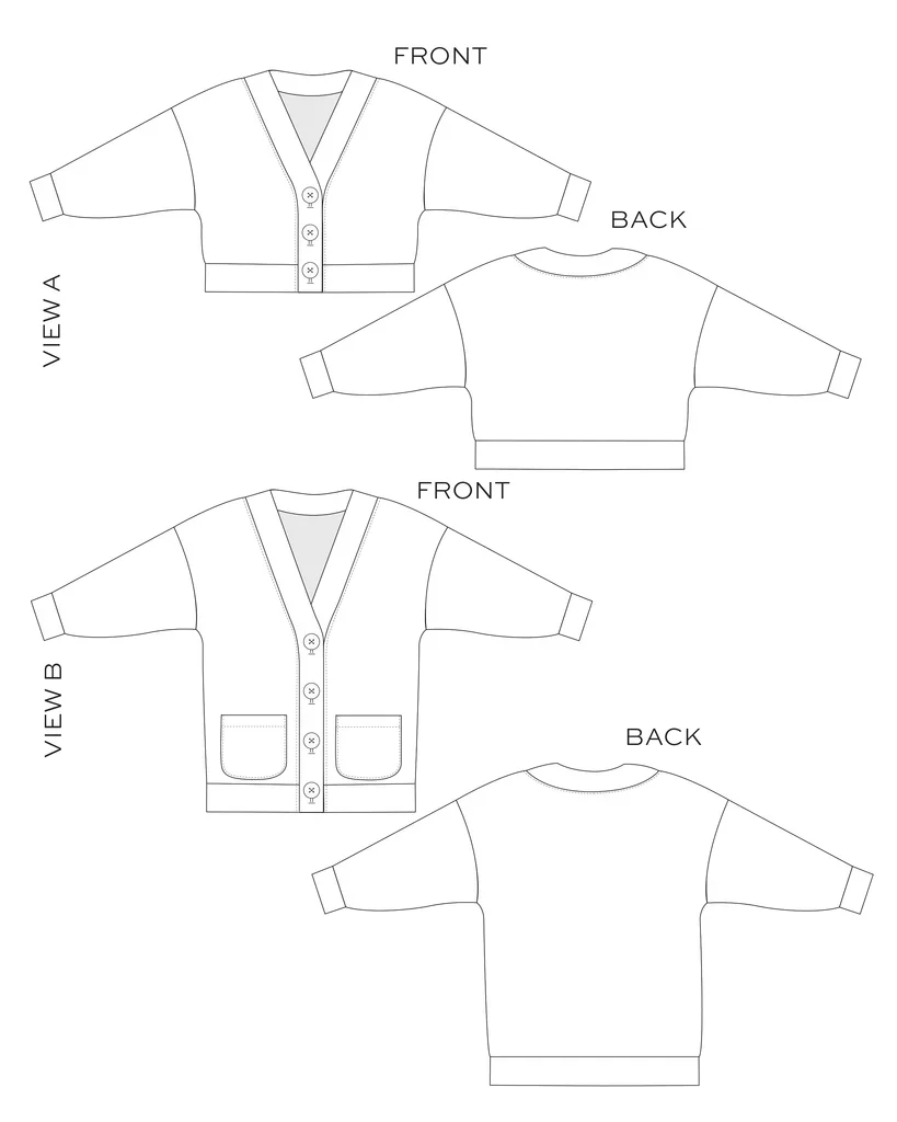 True Bias Patterns / Marlo Sweater / Curvy - Image 3