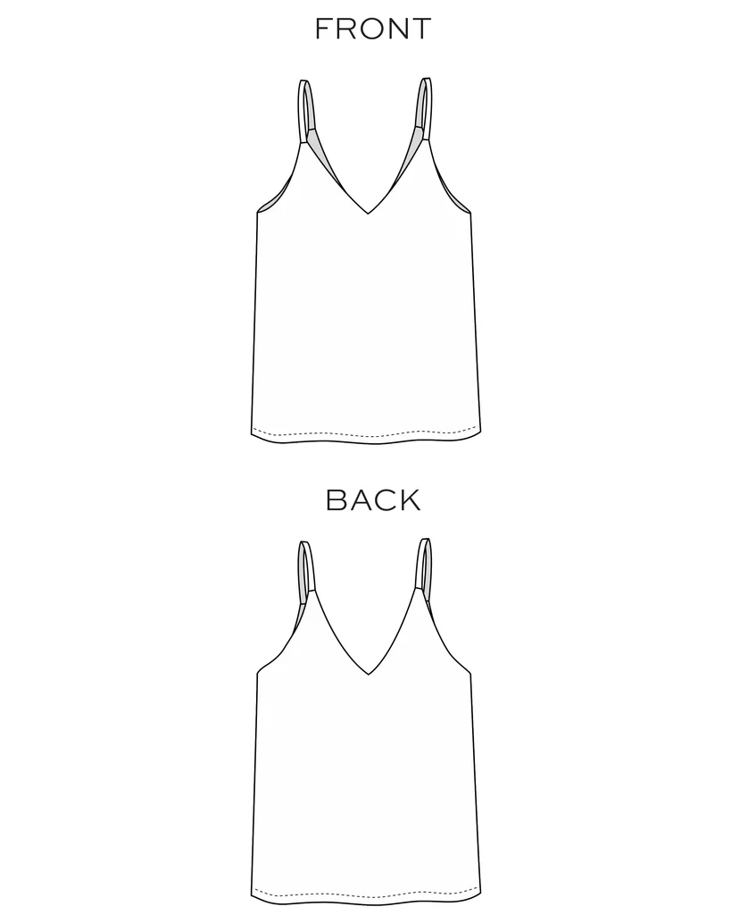 True Bias Patterns / Ogden Cami / 0-18 - Image 2