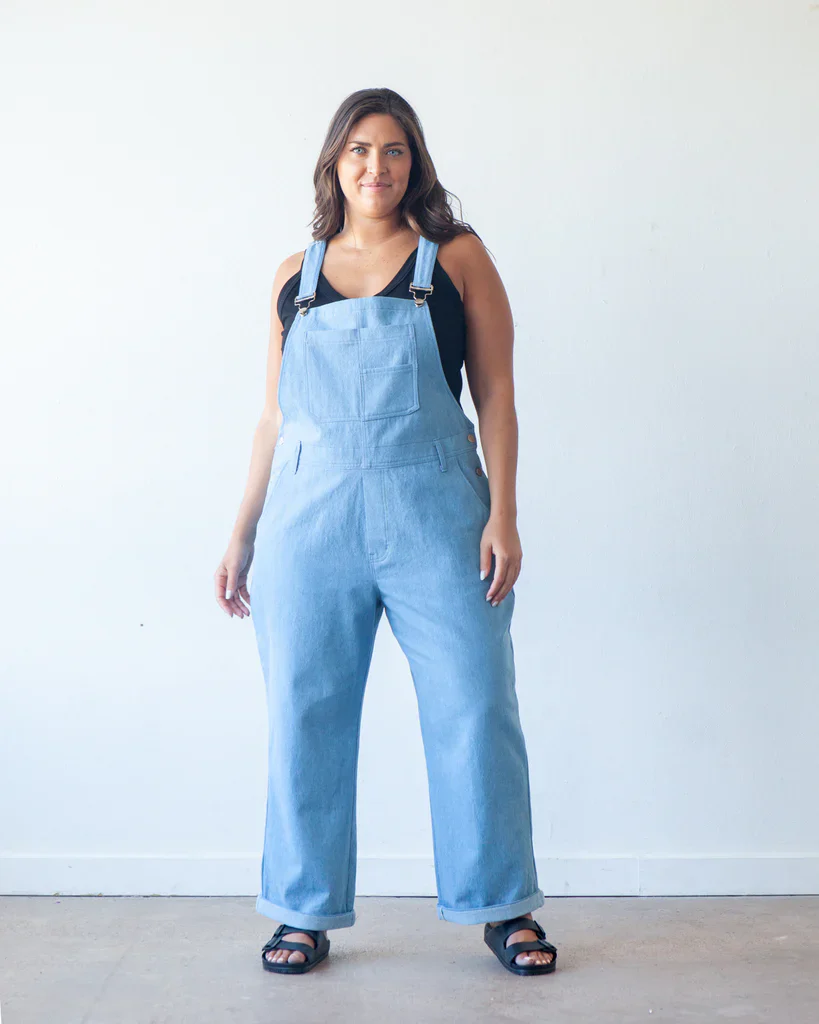 True Bias Patterns / Riley Overalls / Curvy - Image 3