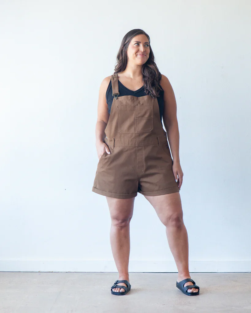 True Bias Patterns / Riley Overalls / Curvy - Image 5