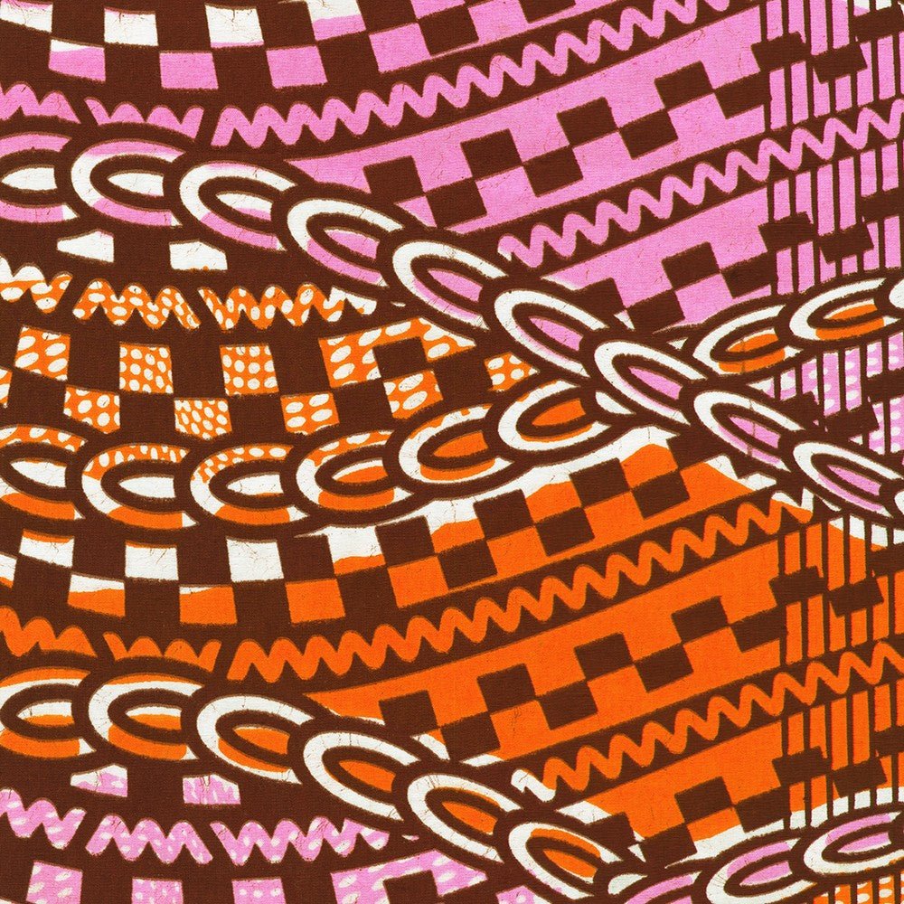 Uniwax Prints From The Ivory Coast / Wax Block / Watermelon