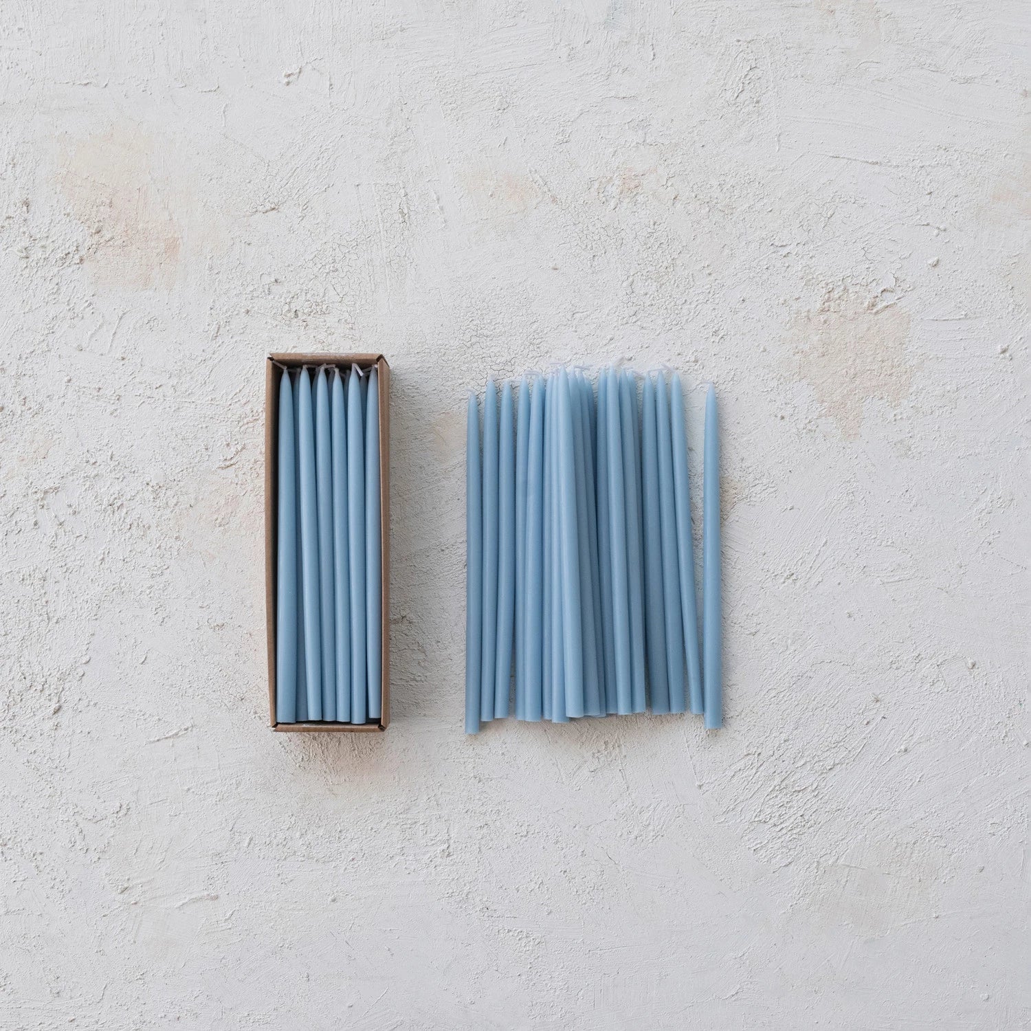 Unscented Thin Taper Candles / Light Blue - Image 2