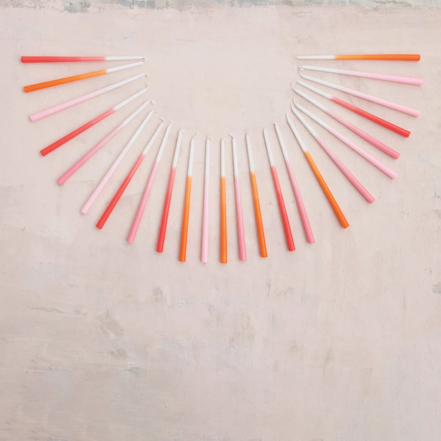 Unscented Thin Taper Candles / Ombre - Image 3