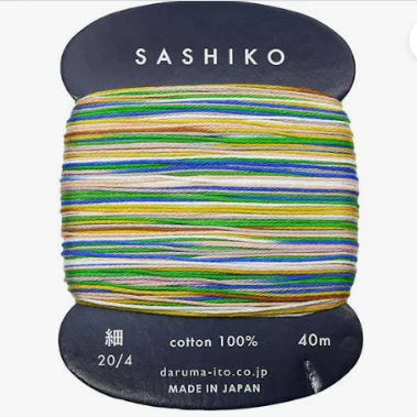 Variegated Sashiko Thread / 502 Tanabata Pastels