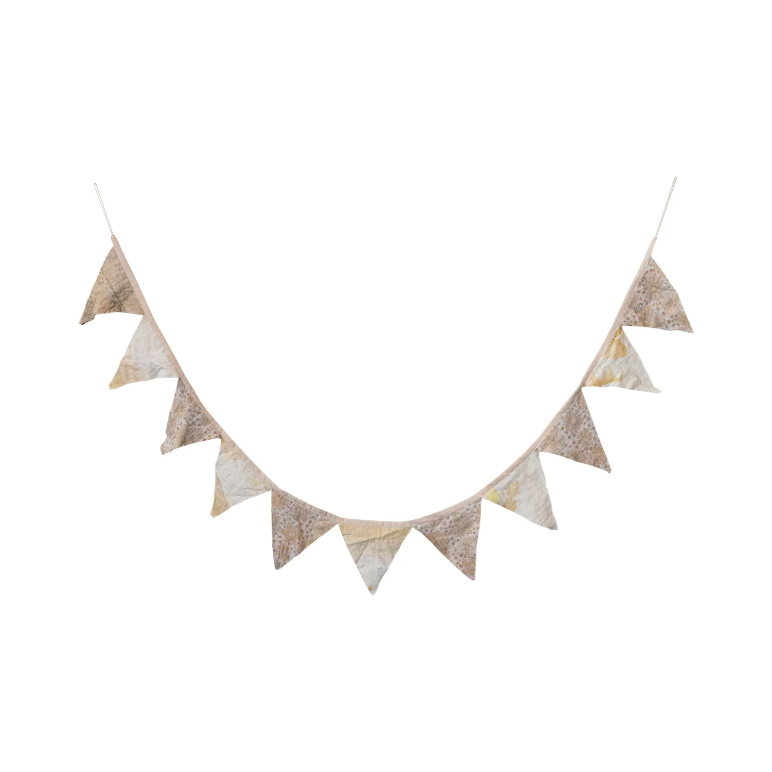 Vintage Cotton Kantha Pennant Garland (Each One Will Vary) - Image 2