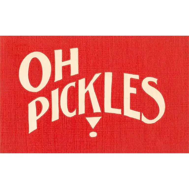 Vintage Postcard / Oh Pickles