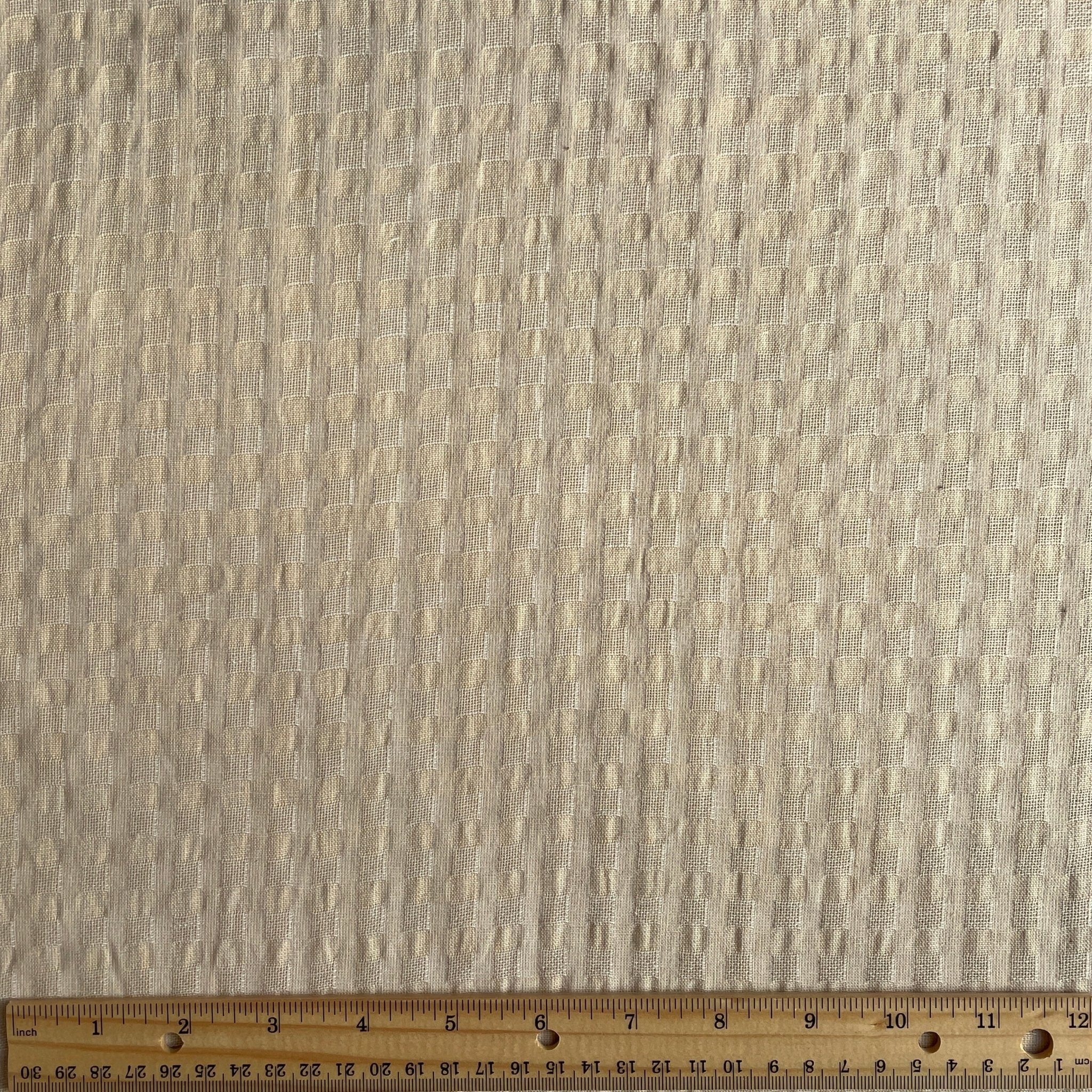 Waffle Woven Cream - Image 2