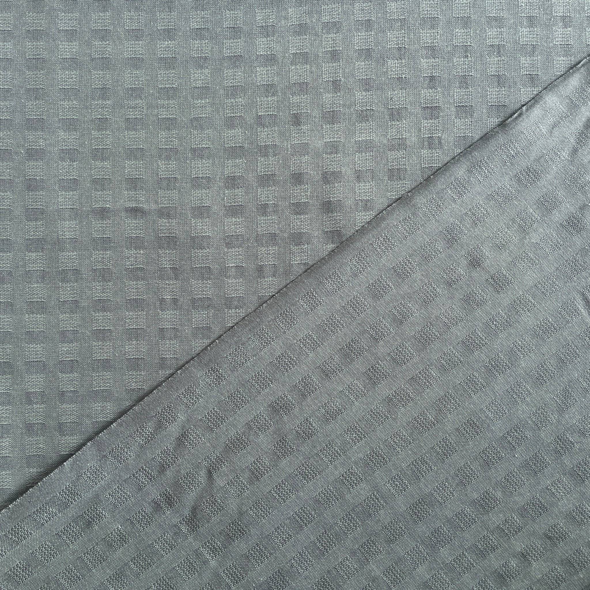 Waffle Woven Slate Blue - Image 2