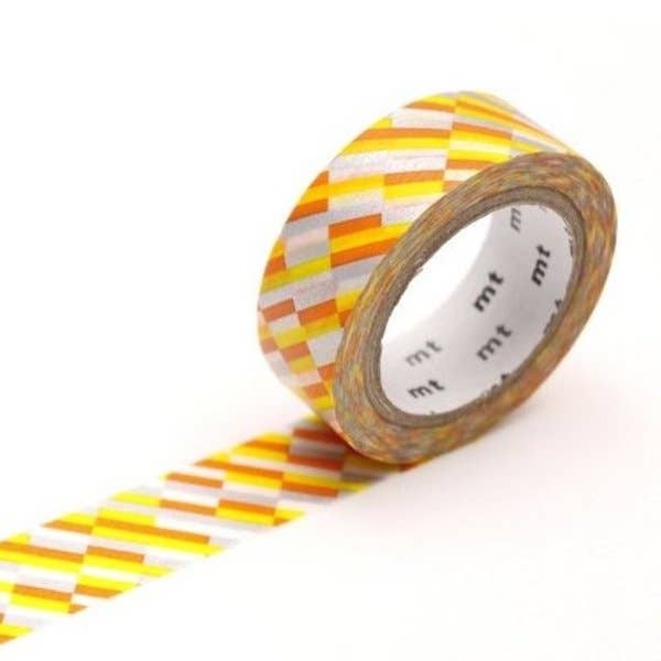 Washi Tape / Block Stripe Orange