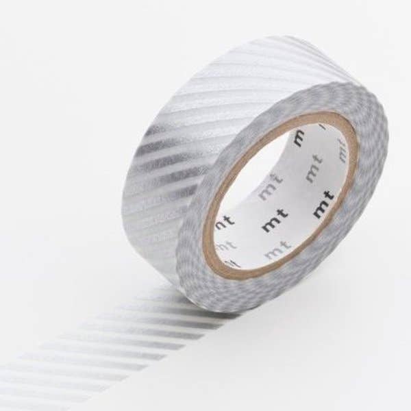Washi Tape / Stripe Silver