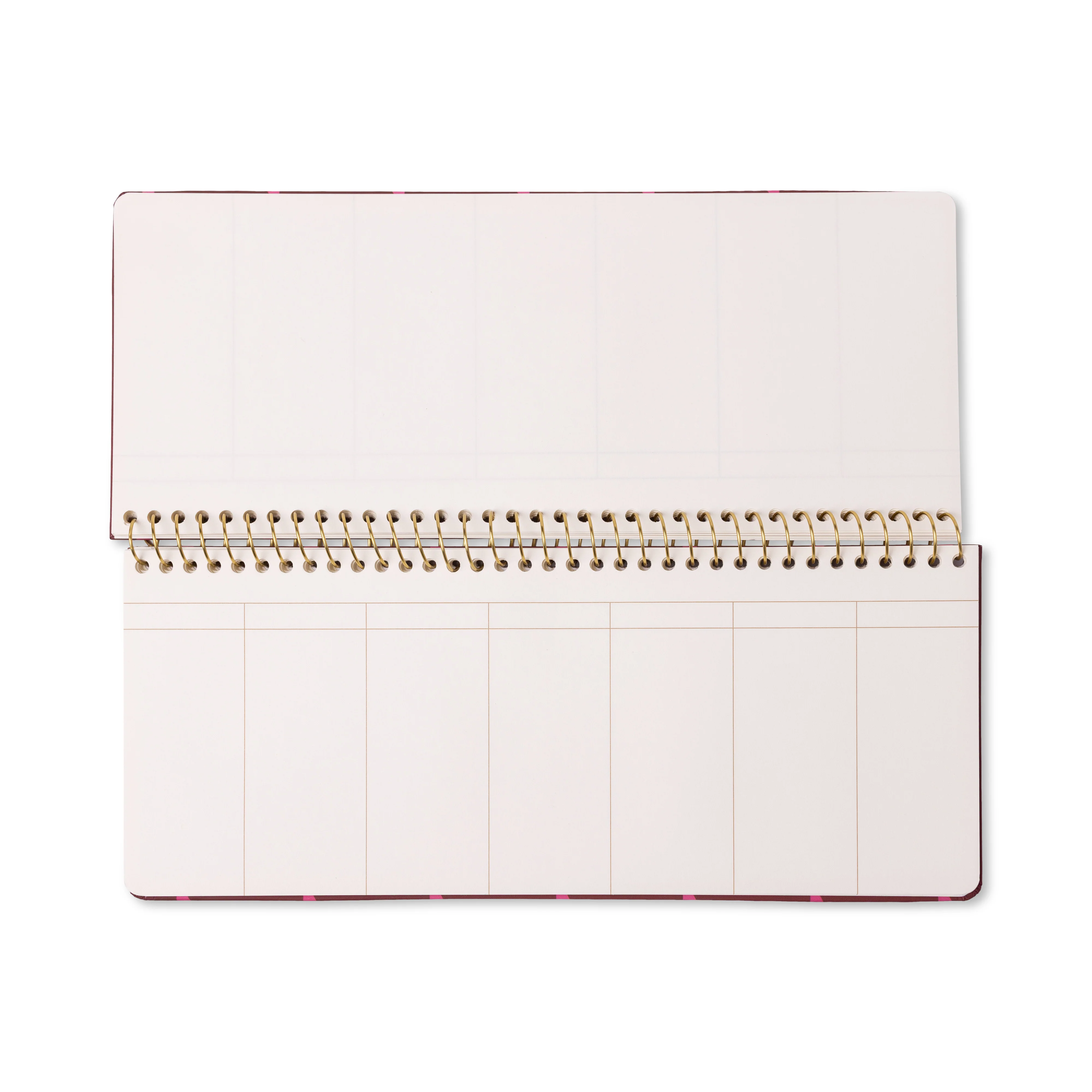 Weekly Planner Pad - Burgundy & Pink - Image 2