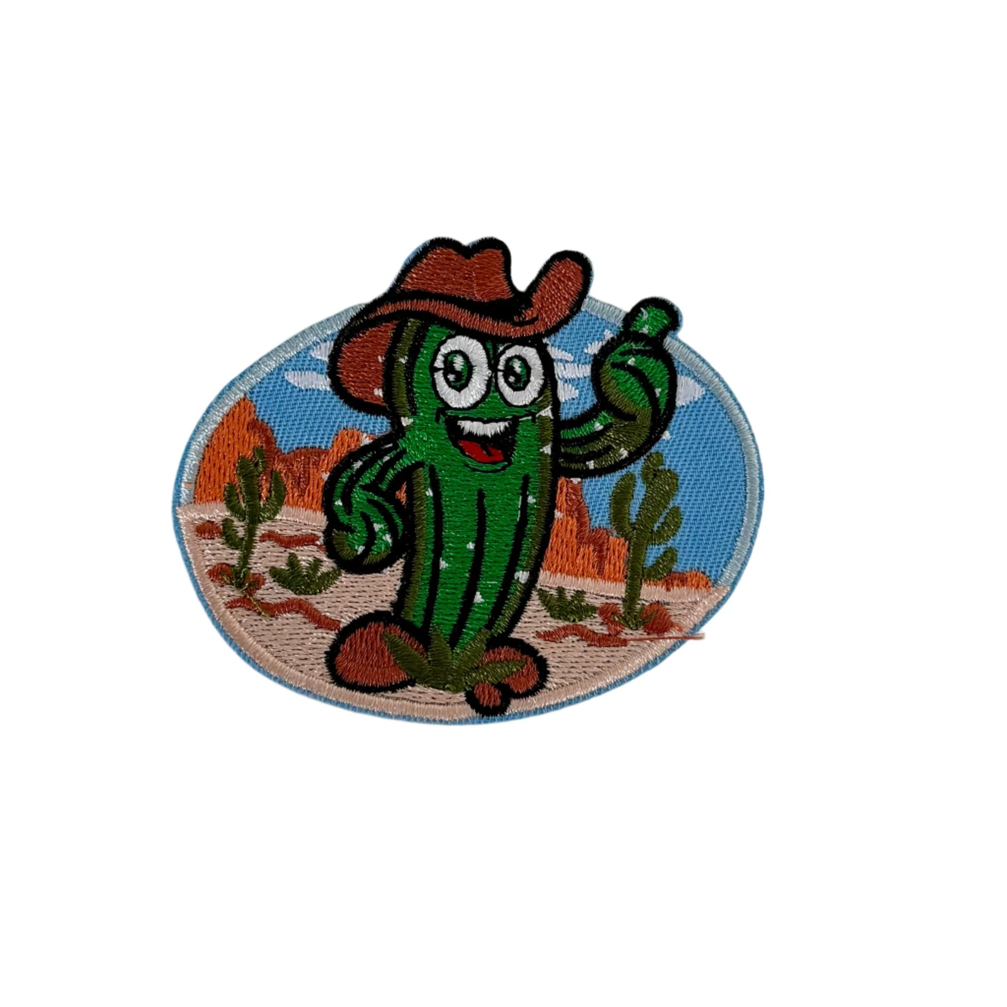 Western Flair Patches / Howdy Pickle 3.25"x2.75"