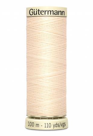 White & Offwhite Sew-all Thread 100m / 800 Ivory