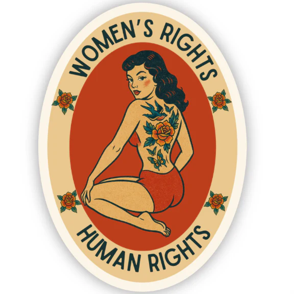 Women's Rights, Human Rights Sticker