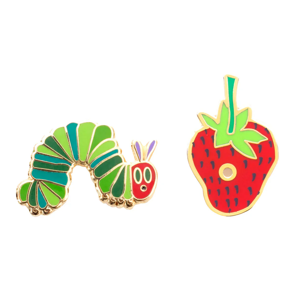 World of Eric Carle The Very Hungry Caterpillar enamel pin set