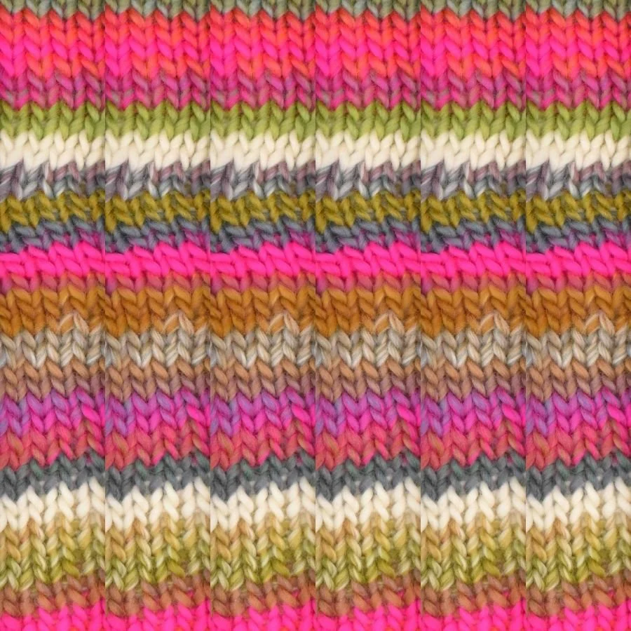 Young and Trendy / 51 Fuchsia - Khaki - Grey
